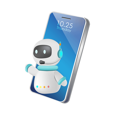 Mit Mikro (2) KI-Roboter